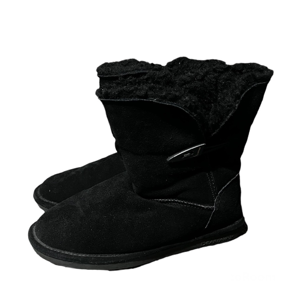 Bearpaw Rosaline Black Winter Boots Size 9
